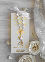 Podziękowania dla gości na komunii podziękowania dla gości Oryginalne podziękowania dla gości komunijnych, Mały różaniec prezent dla gości komunijnych, podziękowanie dla gości komunijnych Mini różaniec3