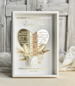 Pamiątki Prezenty na komunię  podziękowania dla najbliższych  podziękowanie dla Rodziców Chrzestnych Komunia, Komunijne podziękowania dla Matki i Ojca Chrzestnego Rama i kwiaty , Flowerbox Serce 1