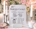 Księgi wpisów gości dodatki instrukcje  Instrukcja do Księgi Gości Polaroid papierowa dodatki ślubne instrukcja do księgi weselnej polaroid0