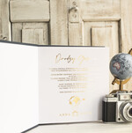 Księgi wpisów gości podróżnicze księga wpisów gości na wesele z motywem podróży - księga pamiątkowa na ślub dla podróżników1