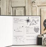 Księgi wpisów gości podróżnicze księga wpisów gości na wesele z motywem podróży - księga pamiątkowa na ślub dla podróżników4