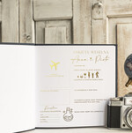 Księgi wpisów gości podróżnicze księga wpisów gości na wesele z motywem podróży - księga pamiątkowa na ślub dla podróżników3