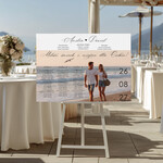 Plany stołów ze zdjęciem Pary Młodej plan stołów weselnych usadzenie gości na weselu, tablica informacyjna dla gości weselnych, plan stołów na weselu ze zdjęciem Pary Młodej, plan usadzenia gości weselnych0