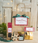 Prezenty oferta dla Firm mini zestawy  upominki świąteczne dla klientów z logo firmy Małe boxy prezentowe zestawy z kawą i herbatą miody 1