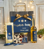 Prezenty oferta dla Firm mini zestawy  upominki świąteczne dla klientów z logo firmy Małe boxy prezentowe zestawy z kawą i herbatą miody 0