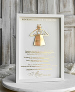 podziękowania dla najbliższych  Podziękowania w Ramie podziękowanie dla rodziców Chrzestnych na Komunię, Komunijne podziękowania dla Matki i Ojca Chrzestnego w białej ramie 0