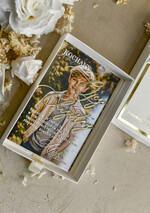 podziękowania dla najbliższych  podziękowania w pudełku  personalizowane podziękowanie dla rodziców chrzestnych, podziękowanie dla Ojca Chrzestnego ze zdjęciem 2