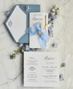 ZAPROSZENIA NA CHRZCINY dla chłopca zaproszenie na Chrzest Niebieskie Klasyczne zaproszenie na chrzciny Rwane złocone zaproszenie na roczek3