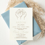 ZAPROSZENIA NA CHRZCINY dla chłopca proste zaproszenie na Chrzest, zaproszenie na chrzciny, Eleganckie zaproszenie na chrzest0