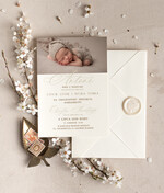 ZAPROSZENIA NA CHRZCINY dla chłopca piekne zaproszenie na Chrzest Niebieskie Klasyczne zaproszenie na chrzciny, zaproszenia na chrzciny ze zdjęciem 0