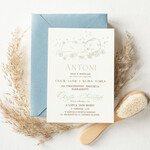 ZAPROSZENIA NA CHRZCINY dla chłopca proste zaproszenie na Chrzest, zaproszenie na chrzciny, Eleganckie zaproszenie na chrzest0