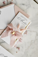 ZAPROSZENIA NA CHRZCINY dla dziewczynki  zaproszenie na Chrzest Niebieskie Klasyczne zaproszenie na chrzciny Rwane złocone zaproszenie na roczek1