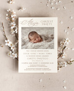 ZAPROSZENIA NA CHRZCINY dla dziewczynki  piekne zaproszenie na Chrzest Niebieskie Klasyczne zaproszenie na chrzciny, zaproszenia na chrzciny ze zdjęciem 0