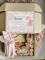 prezent dla Malucha - Wyprawka duze boxy preznetowe dla noworodka  Prezent dla Noworodka Witaj Świecie - Wyprawka Niemowlę Baby Shower gryzak pieluszka Skarpetki Misie0