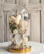 prezent dla nauczuciela/ dzień nauczyciela kompozycja w szkalnej kopule 2