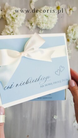 Prezenty dla Panny Młodej  podwiązki ślubne  Prezent dla Panny Młodej od Świadkowej, zestaw prezentowy na panieński, cos niebieskiego podwiązka ślubna1