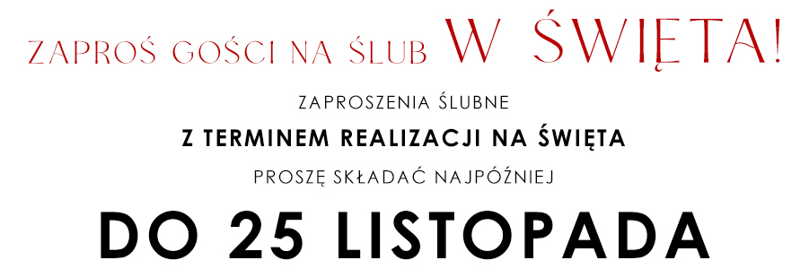 ZAPROŚ GOŚCI NA ŚLUB 1 m 3