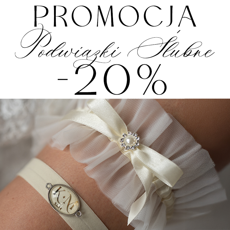 Podwiązki ślubne Panna mloda 